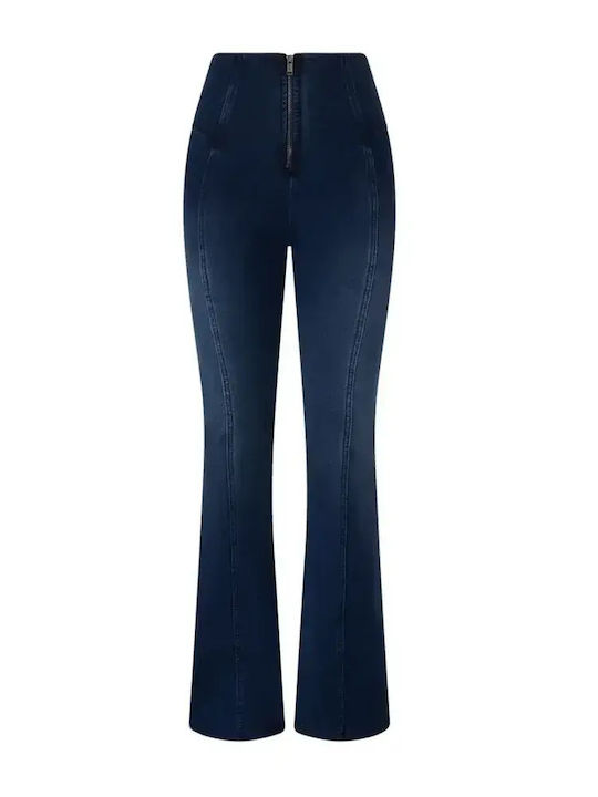 Ψηλόμεσο Γυναικείο Jean Παντελόνι Push Up Jeggings