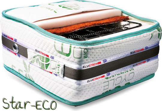 Stareco Полуматрак Ортопедичен Матрак 130x200x26см с Пружини
