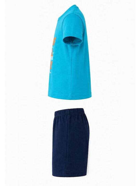 Happy Touch Kids Summer Turquoise Pajamas