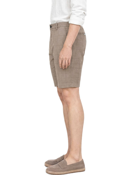 Jason Men's Chino Bermuda Brown-Beige