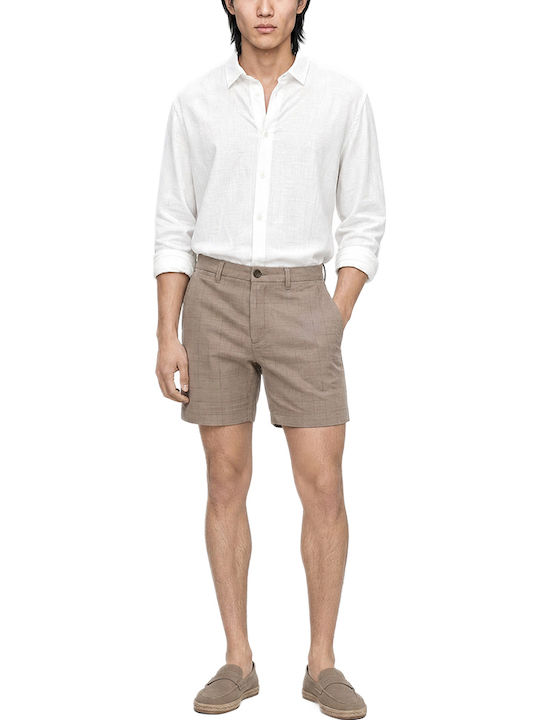Jason Men's Chino Bermuda Brown-Beige