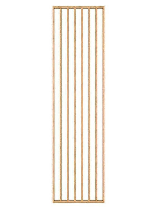 Hölzernes Raumteiler 275cm x 58cm x 6,5cm Hell Eiche 199267