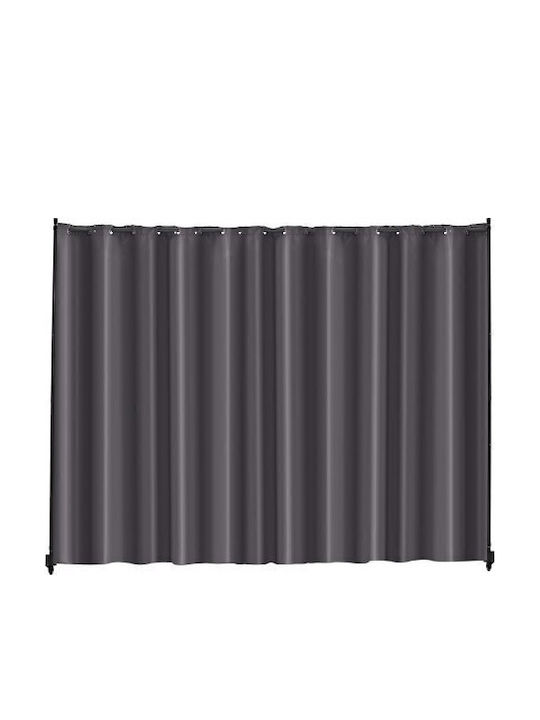 Vevor Portable Room Divider Wheels Gray Privacy Screen Blpf96120incwmuxev0