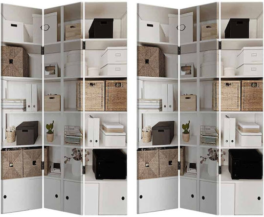 Ankor Διακοσμητικό Παραβάν από Καμβά 2 Όψεων 180x120cm