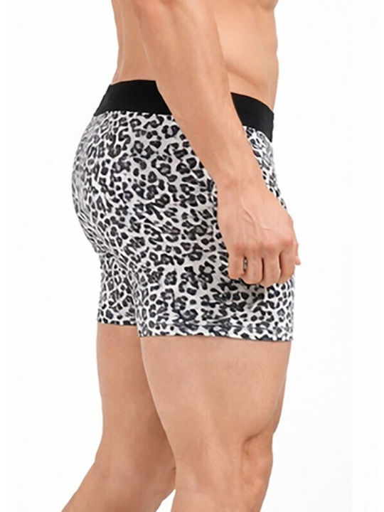 Men's Boxer Grey with Patterns