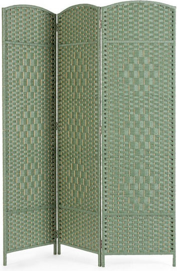 Bizzotto Screen Decorativ Paravan Lemn Green 150x180cm