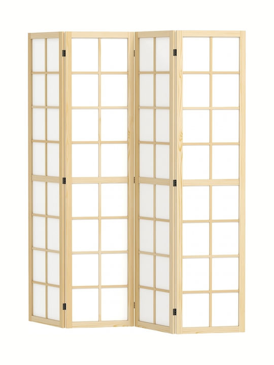 HomCom Decorative Room Divider made of Canvas 160x170cm