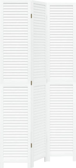 vidaXL Decorativ Paravan Lemn cu 3 Panouri 105x220cm