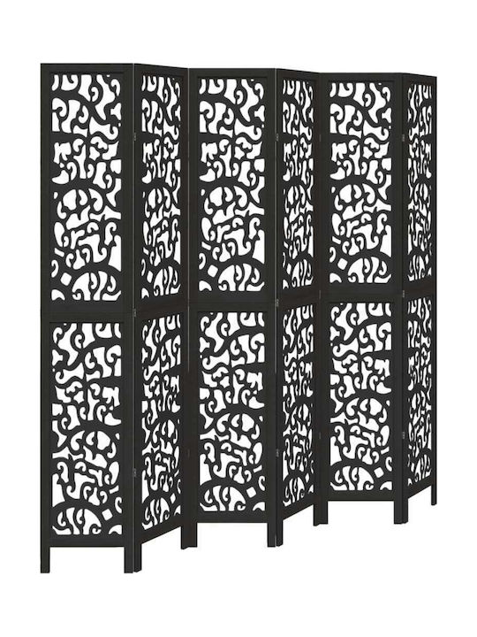 vidaXL Dekorativer Raumteiler Hölzernes mit 6 Paneelen 210x220cm