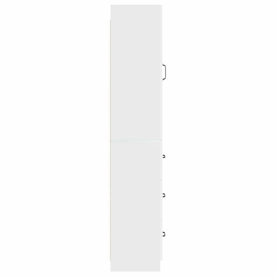 vidaXL Στήλη Μπάνιου Δαπέδου Μ33xΒ34.5xΥ87cm Λευκή