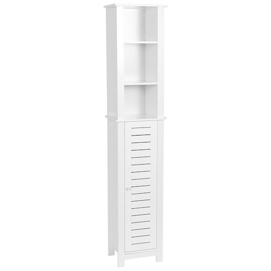 MRShome DS-1284000 Στήλη Μπάνιου Δαπέδου 35x26x173cm Λευκή