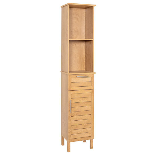 MRShome DS-1375000 Στήλη Μπάνιου Δαπέδου 35x26x173cm Καφέ