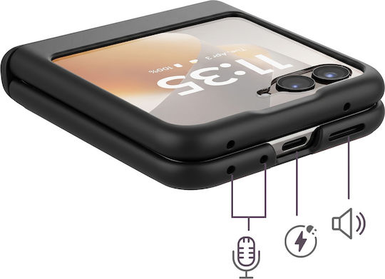 Avizar Handyhülle Motorola Razr 70 Gehärtetes Glas Bildschirmschutz Braun