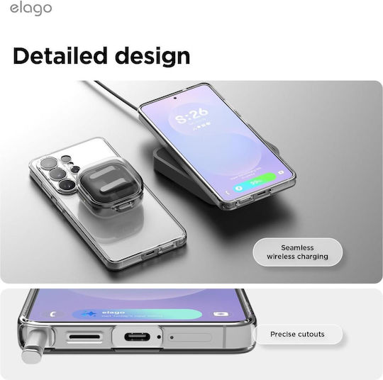 Case Samsung Galaxy S26 Ultra Elago Hybrid Transparent Hard Transparent Egs26hb69-tr