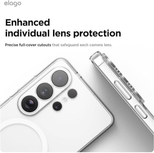 Case Samsung Galaxy S26 Ultra Elago Magnetic Hybrid Hard Magsafe Transparent Egs26mshb69-tr