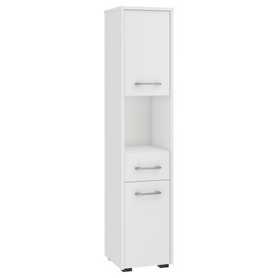Akord Furniture Factory Coloană De Baie De Pardoseală M30xA30xÎ140cm Albă