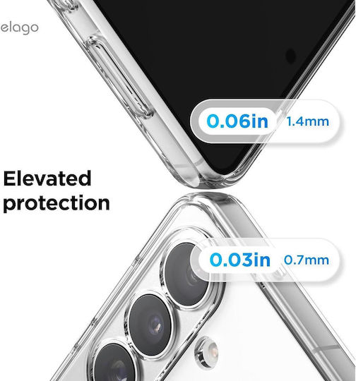 Samsung Galaxy S26 Elago Magnetic Hybrid Hard Case Magsafe Transparent Egs26mshb62-tr