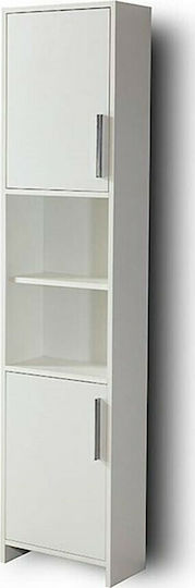 Martin Alon 2 3CAL040WH2 Στήλη Μπάνιου Δαπέδου με Μελαμίνη 40x20x170cm Λευκή