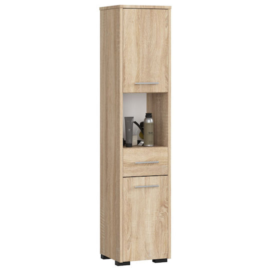 Akord Furniture Factory Подова Колона За Баня 30x30x140cm Сонома