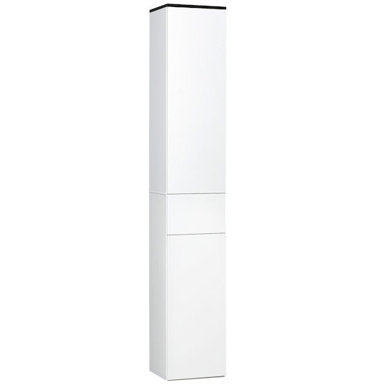 Kleankin 834-463 Στήλη Μπάνιου Δαπέδου Μ30xΒ28xΥ180cm Λευκή