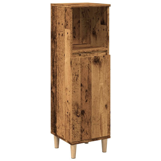 vidaXL Στήλη Μπάνιου Δαπέδου 30x30x100cm