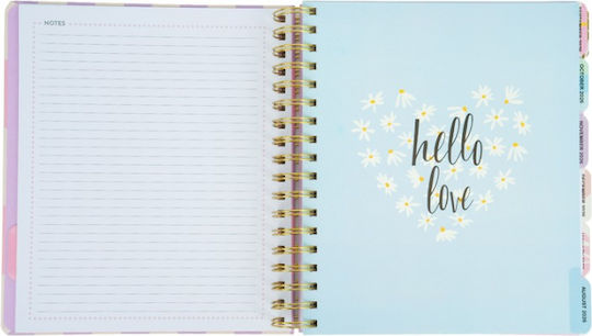 Diary Tri-Coastal Weekly 18-Month August 2026 January 2028 So Happy