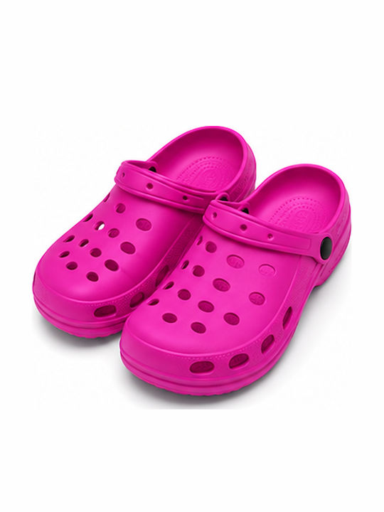 Damentliche Anatomische Holzschuhe Fuchsia