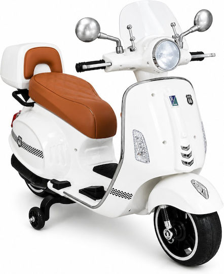 Kids Vespa Electric 12 Volt White