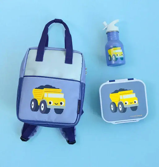 A Little Lovely Company Plastic Kids' Food Container 0.9 Litre 18 x 17 x 5 cm