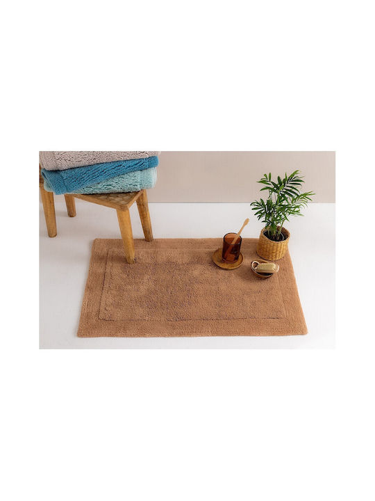 Palamaiki Cotton Bath Mat Mazu Camel 50x80cm