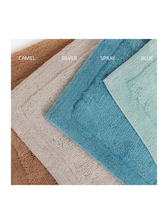 Palamaiki Bath Mat Cotton Mazu Blue 50x80cm