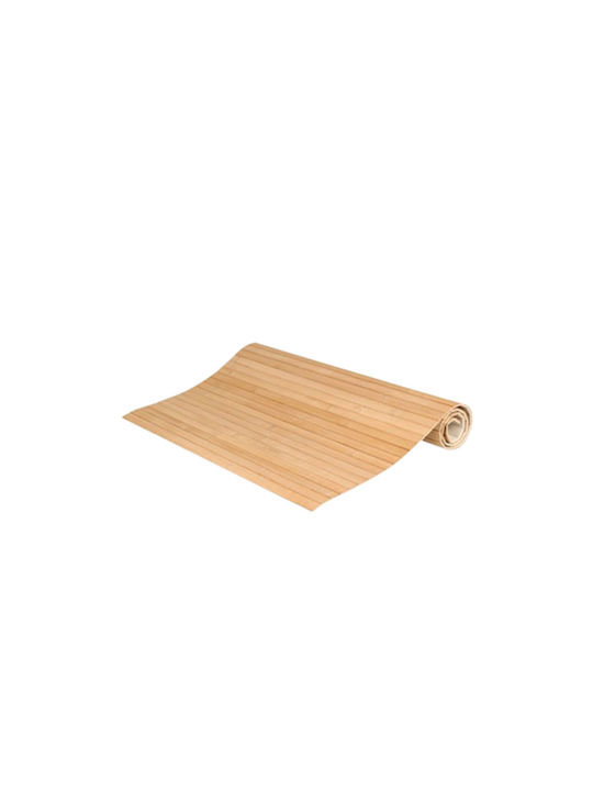 MRShome Rutschfestes Badematte Holz DF-0044001 Grau Gebürstet 50x80cm