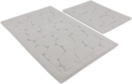 L'Essentiel Maison Badematten Baumwoll Ecru 2 Stück L'Essentiel Maison Badematten Baumwoll Ecru 2 Stück