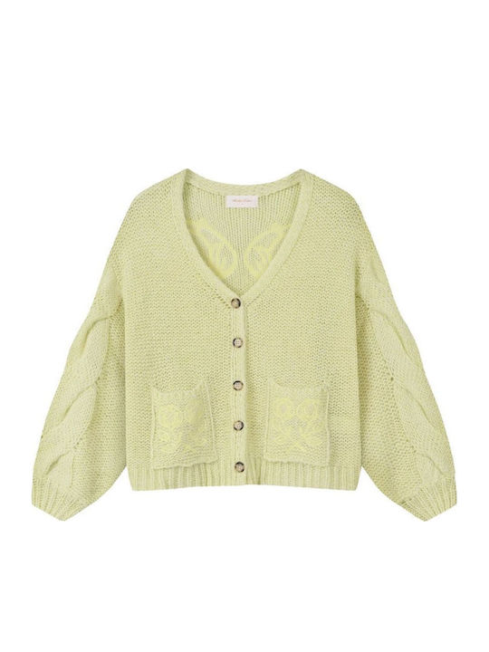 Damen Baumwoll Pullover Gelb