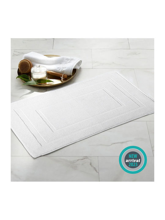 Isadore Lorraine Badematte Baumwolle Rechteckig 51.0045 White 50x70cm