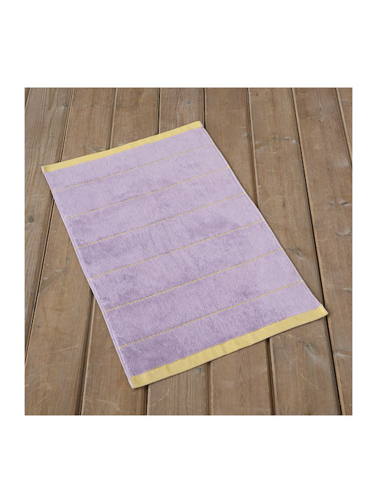 Nima Бански килим Памук Правоъгълена Agua 28726 Lavender 50x80бр