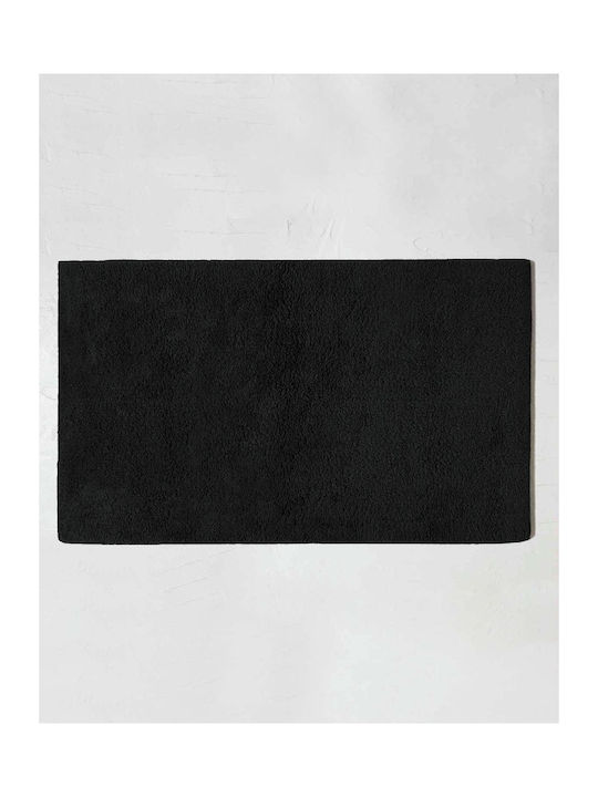 Fieldcrest Πατάκι Μπάνιου Βαμβακερό Ultra Soft Black 69x122εκ.