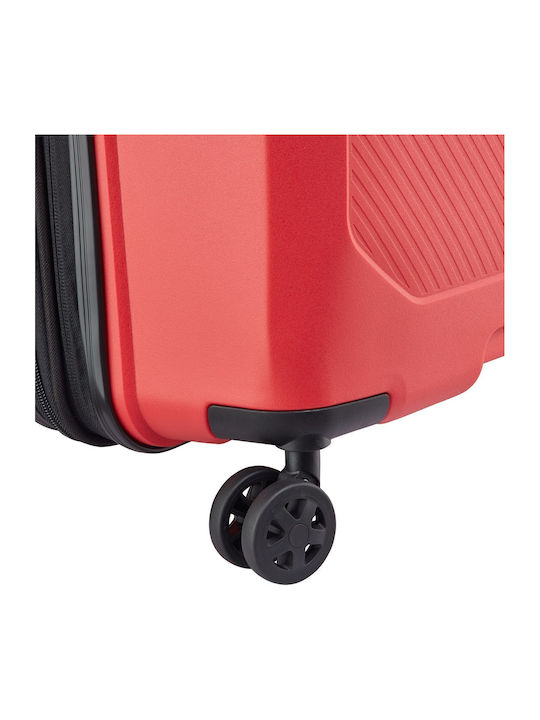 Delsey Anvers Μεγάλη Βαλίτσα Ταξιδίου Intense Red Ύψους 75.5εκ.