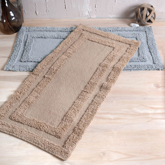Rythmos Badematte Baumwolle Rechteckig Etna 120-183-024 Grey 70x140cm