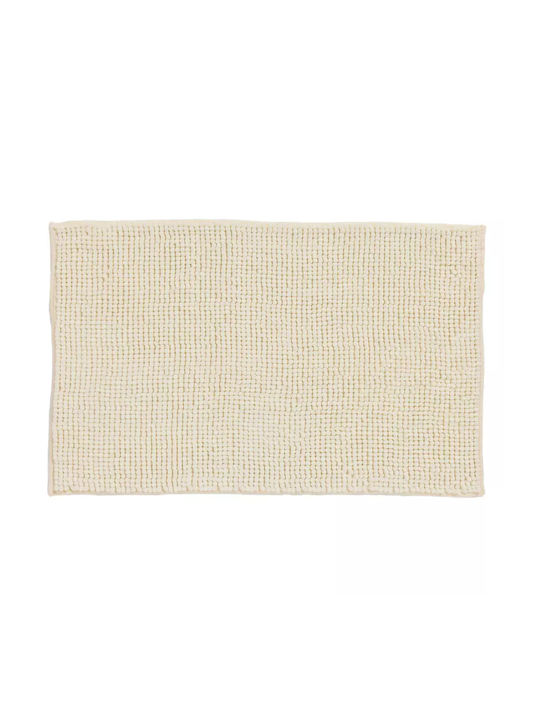 Das Home Rutschfest Badematte Synthetisch,Polyester/Cotton/Leather Rechteckig 0775 420760900775 Ivory 60x90cm