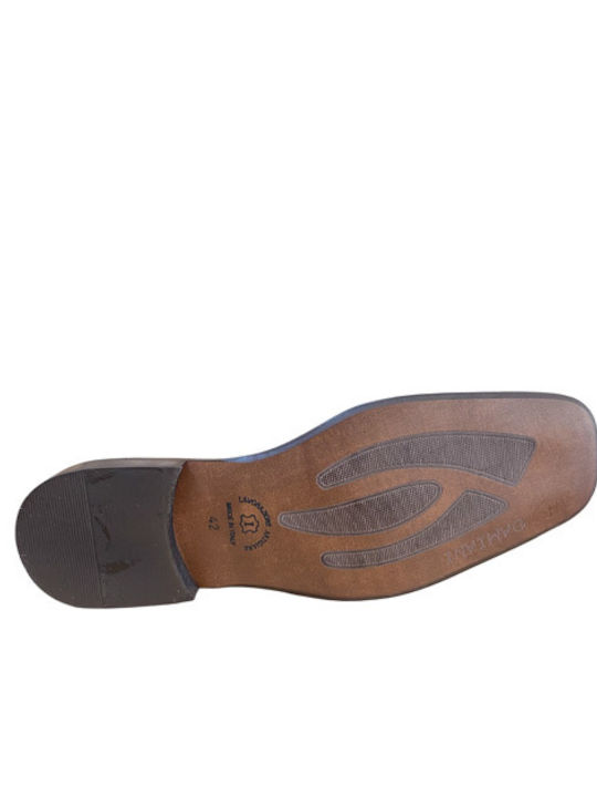 Leather Men's Dress Shoes Beige