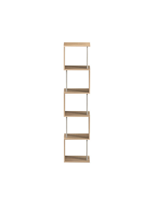 Βιβλιοθήκη Cubik Γκρι Μπεζ 35x30x161εκ.