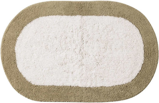 Das Home Badematte Baumwolle Oval 0669 50x80cm