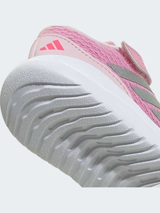 Runfalcon Kids Sports Shoes Running with Laces Pink
