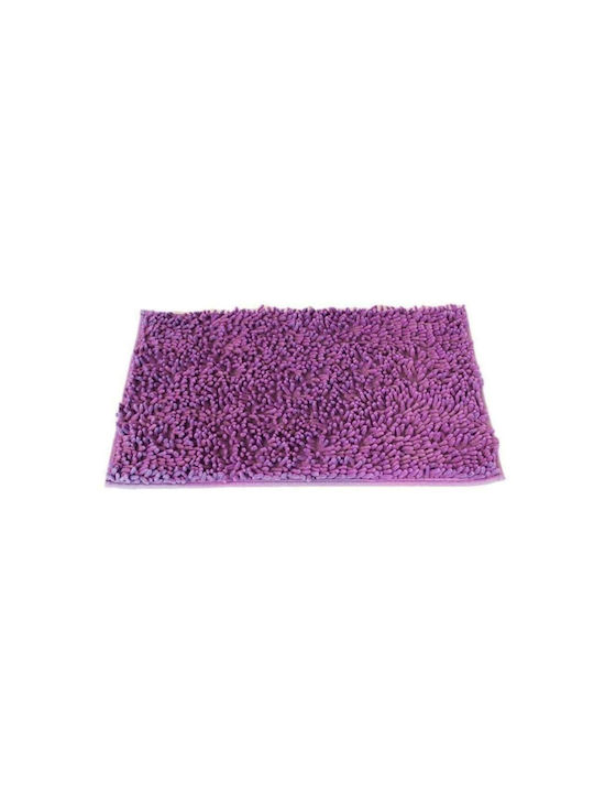 Linea Home Πατάκι Μπάνιου Βαμβακερό Noodle LH2044002-2 Μωβ 60x90εκ.