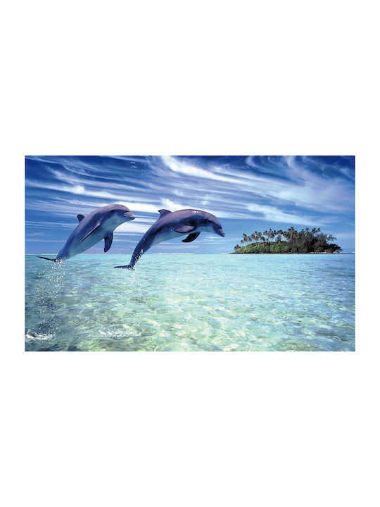Dimcol Rutschfest Badematte Synthetisch,Polyester/Cotton/Leather Rechteckig Dolphins 260 33463058004 Colorful 50x85cm