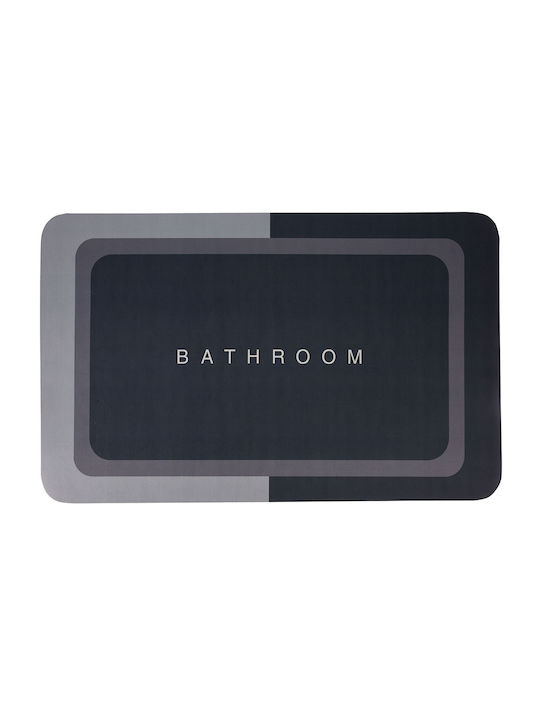 MRShome Rutschfestes Badematte DF-0023000 Grau 80x50cm