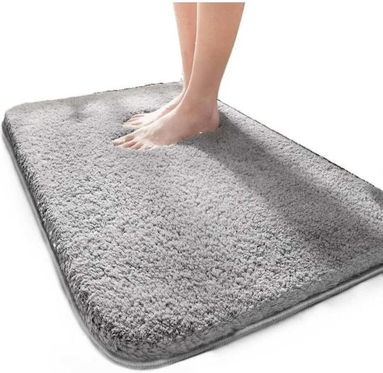 SteweHome Πατάκι Μπάνιου STE-029988-P29988 Γκρι 40x60εκ.
