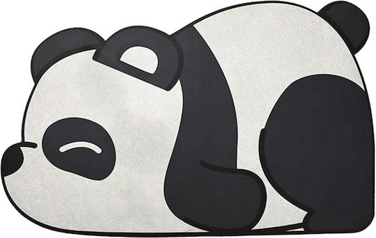Πατάκι Μπάνιου ZE1DA13QWS63B Black/White 60x40εκ.