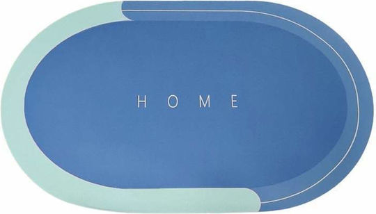 Πατάκι Μπάνιου Οβάλ Navy Blue 57x38εκ. Πατάκι Μπάνιου Οβάλ Navy Blue 57x38εκ.